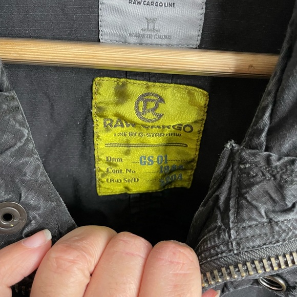 G star raw hooded jacket black large - Picture 7 of 8